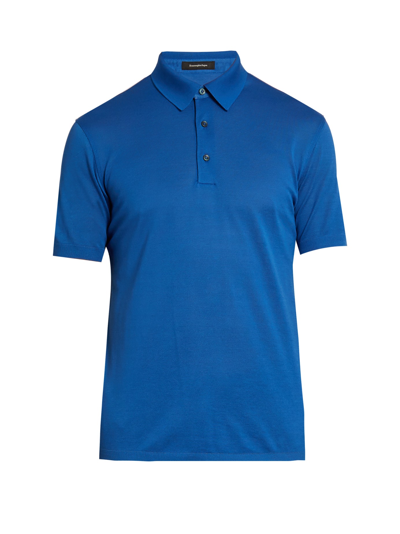 Ermenegildo Zegna Short-sleeved Cotton Polo Shirt