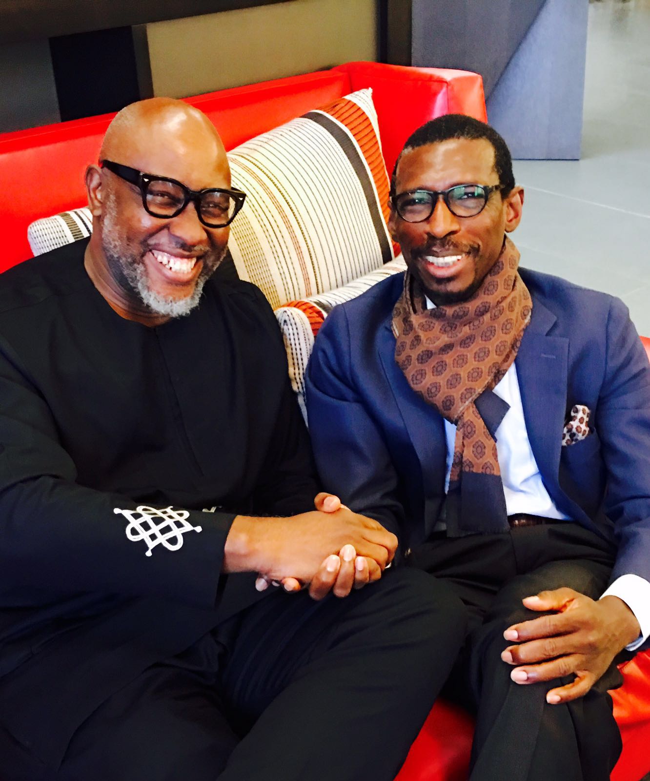 Ade Adefeko with Paul Andrew