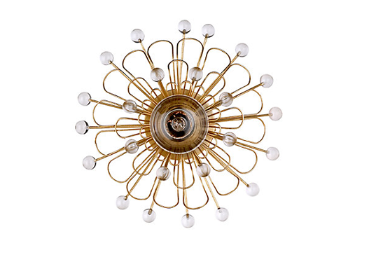 luxury Kate Spade New York metal Keaton Floral wall sconce