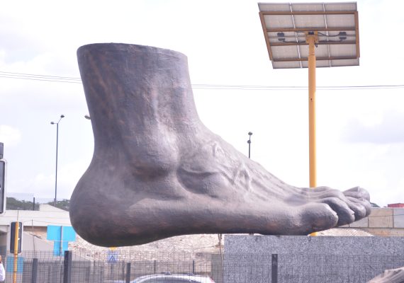 Big Foot at Ojodu Berger, Lagos.