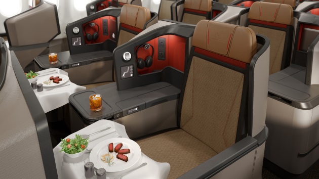 Interior of SAA A330