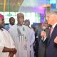 L-R: Sam Iwuajoku, Director of Quits Hospitality Limited; Hadi Sirika, Minister of State for Aviation, Nigeria and Chris Nassetta, Chief Executive Officer of Hilton; at the grand opening of Legend Hotel Lagos Airport, a Curio Collection by Hilton recently.