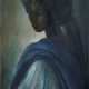 Tutu, 1974, oil-on-canvas by Ben Enwonwu