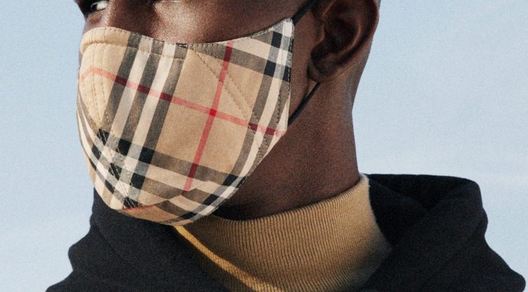 Burberry face mask