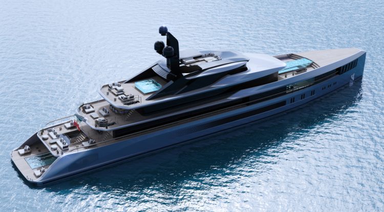 Here's A Superyacht With 9.5m-long Flying Pool